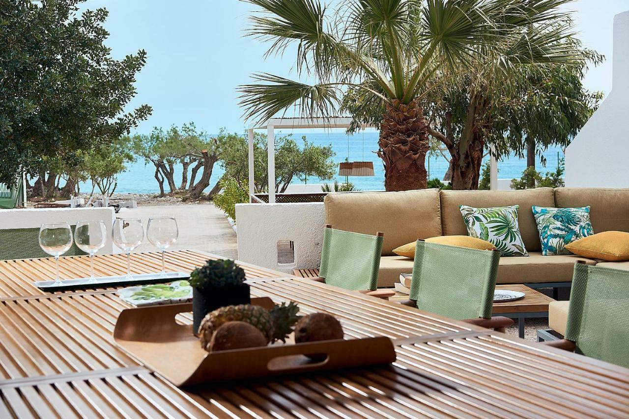 Beachfront Villa On Crete - Kirvas, Member Of Pelagaios Villas كوتْسوناري المظهر الخارجي الصورة