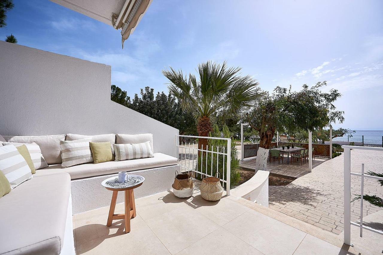 Beachfront Villa On Crete - Kirvas, Member Of Pelagaios Villas كوتْسوناري المظهر الخارجي الصورة