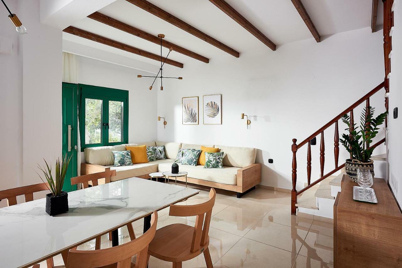 Beachfront Villa On Crete - Kirvas, Member Of Pelagaios Villas كوتْسوناري المظهر الخارجي الصورة