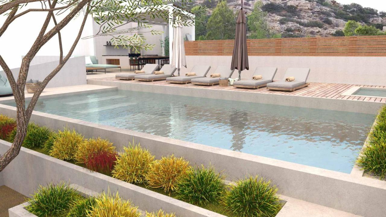 Beachfront Villa On Crete - Kirvas, Member Of Pelagaios Villas كوتْسوناري المظهر الخارجي الصورة